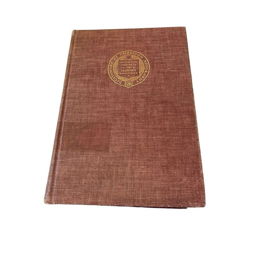 Dictionary Of American Biography Abre To Brazer Hardcover Book